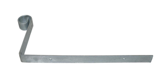 Samac galvanised hip iron with scroll end