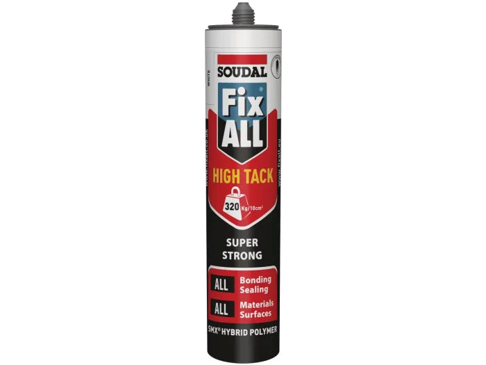 Soudal Fix ALL High Tack Sealant & Adhesive 290ml - White