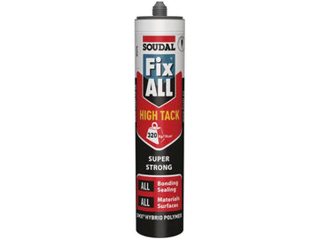 Soudal Fix ALL High Tack Sealant & Adhesive 290ml - White