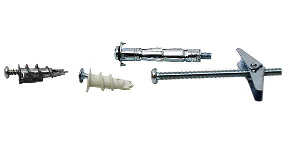 Nylon Self-Drill Plasterboard Fixings