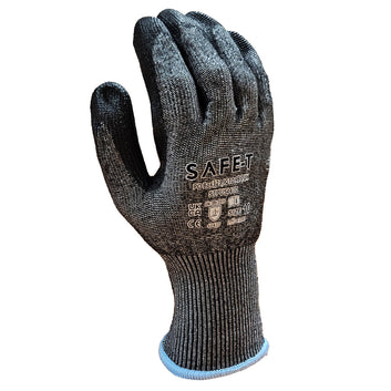 SafeT Cut Level D PU Palm Coated Gloves