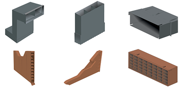 9x3 Trade Airbrick Vent Buff
