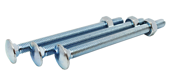 BZP Cup Square Hex Bolts - Long Lengths