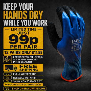 SafeT Waterproof Gloves Bank Holiday Deal