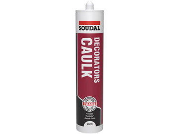 Soudal Decorators Caulk 290ml - White