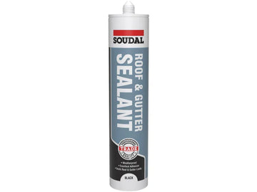 Soudal Roof & Gutter Sealant 290ml - Black