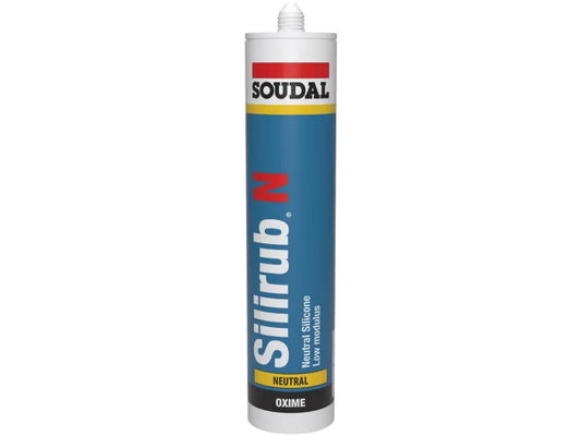 Soudal Silirub N Neutral Cure Silicone Sealant 300ml