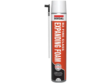 Soudal B2 Fire & Acoustic Expanding Foam Hand Held 750ml