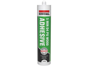 Soudal 5 Minute D4 PU Wood Adhesive Gel 290ml