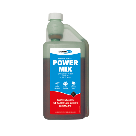 Bond It Power Mix Liquid Mortar Plasticiser Concentrate 1L