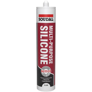 Soudal Multi-Purpose Silicone 270ml Clear