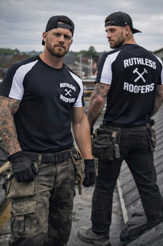 Ruthless Roofers T-Shirt - front and back