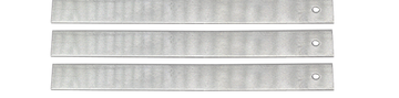 Aluminium Slate Straps - silver strap
