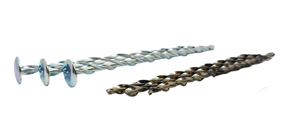 Staifix helical fixings and fitting tools