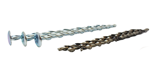 Staifix helical fixings and fitting tools