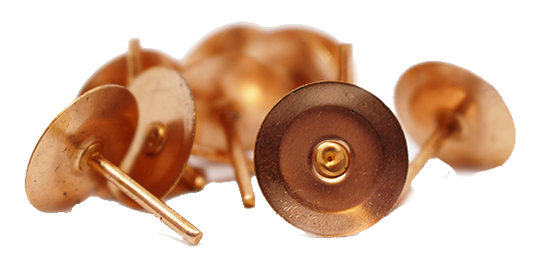 Copper disc rivets box of 1000 for slate fixing
