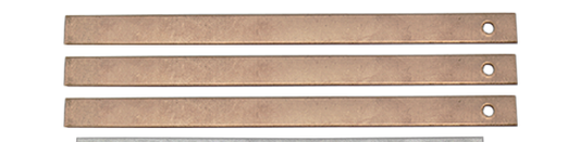 Copper Slate Straps - copper strap