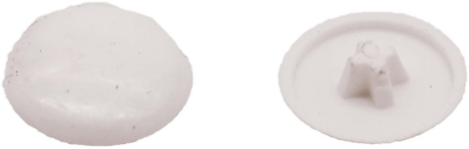 White Screw Caps (100) 6-8mm