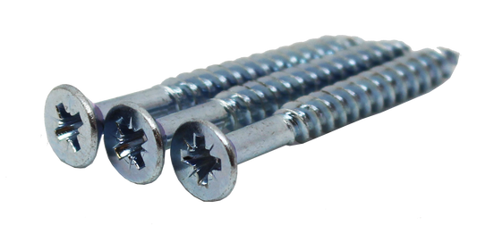 1x4 BZP Twinthread Pozi Csk Screws