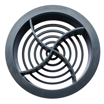 9"x3" TRADE Airbrick Vent Grey