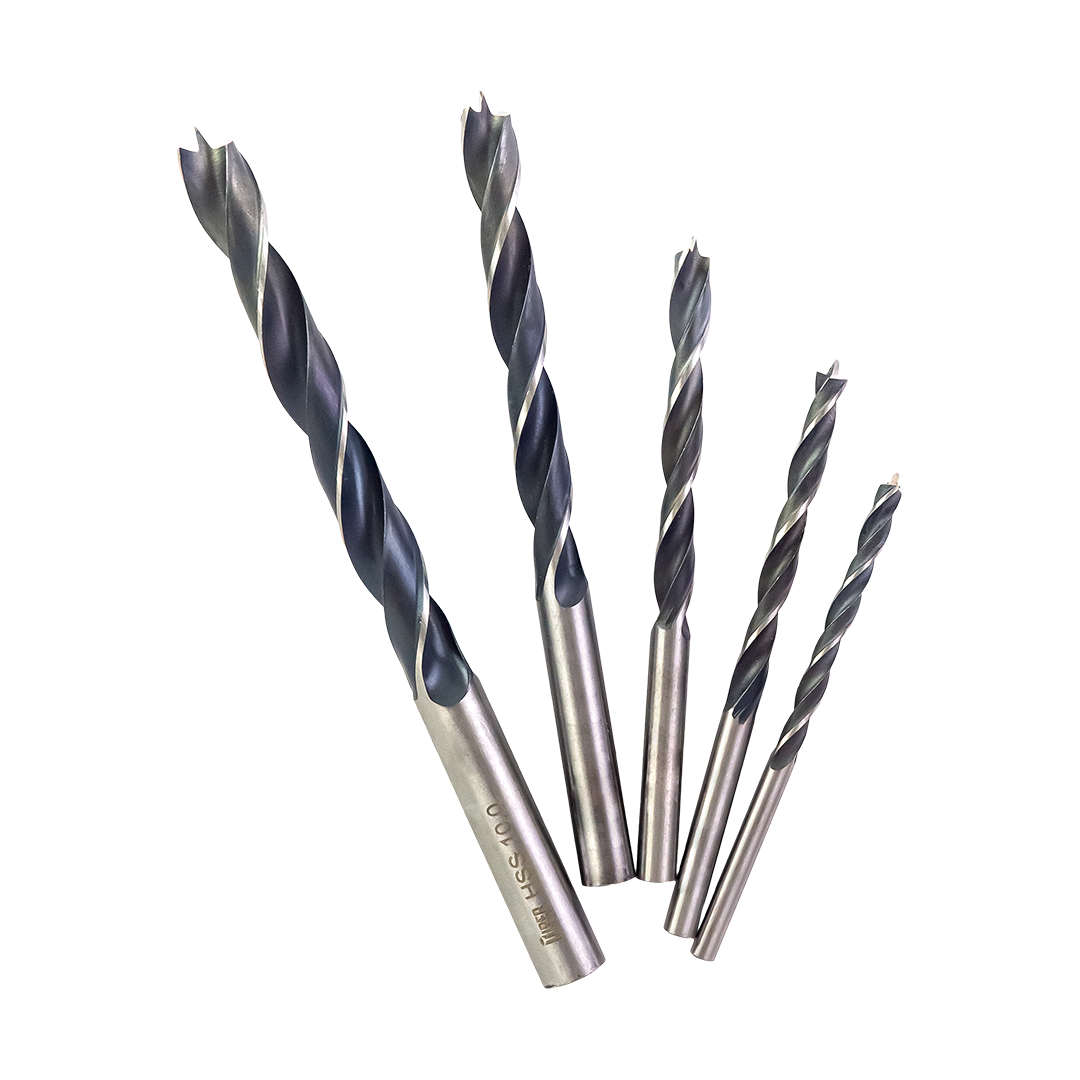 Brad Point Wood Bit Set