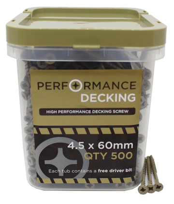 Performance Decking Screw Tub