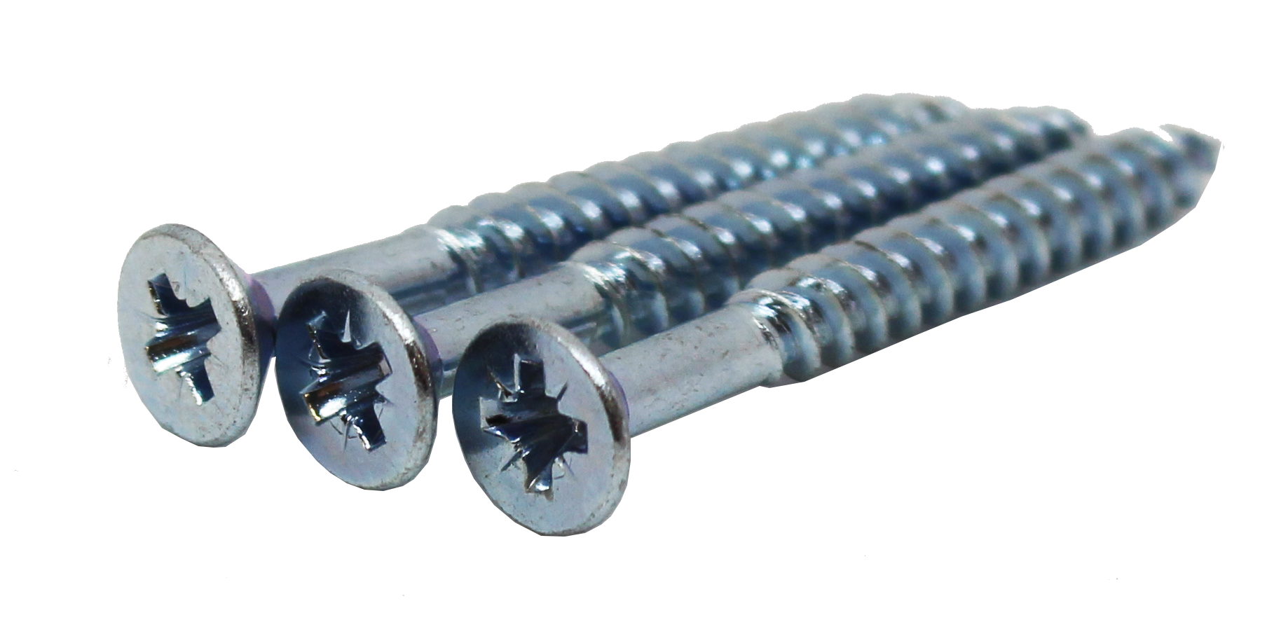 1x8 BZP Twinthread Pozi Csk Screws