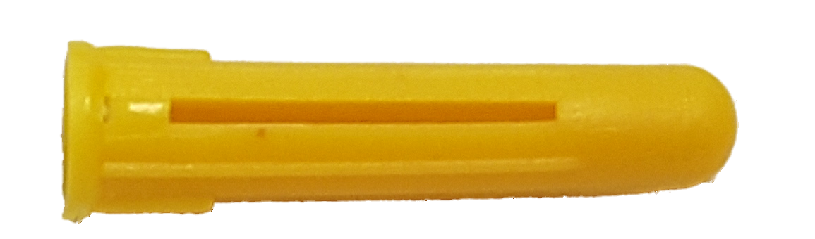 Yellow Plastic Expansion Plugs