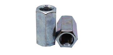 BZP Studding Connectors - M6 to M20 hex connection nuts