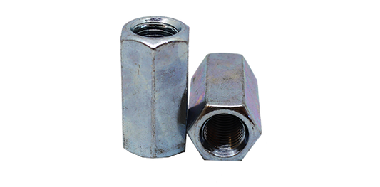 BZP Studding Connectors - M6 to M20 hex connection nuts