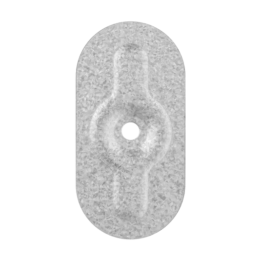 Oval pressure plate 80x40mm for flat roof insulation