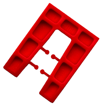 Small 4mm Red – 35 x 45mm