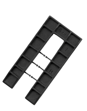 Horseshoe 6mm Black – 50 x 100mm