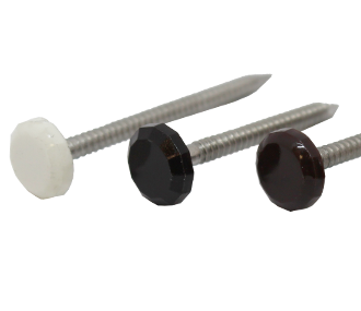 Plastic Headed Pins - Black, Brown, White