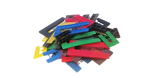 Samac horseshoe packers – assorted colours, range illustration