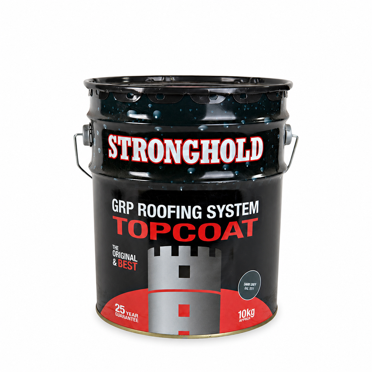 Stronghold Dark Grey GRP Topcoat 10kg