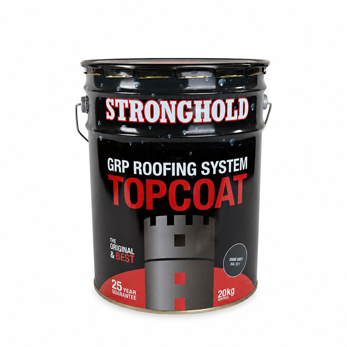 Stronghold Dark Grey GRP Topcoat 20kg
